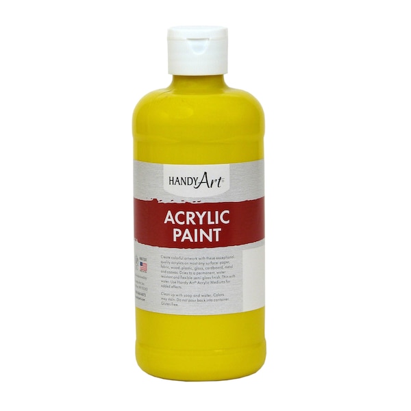 Handy Art Acrylic Paint 16 oz, Chrome Yellow, PK3 101-010 - main